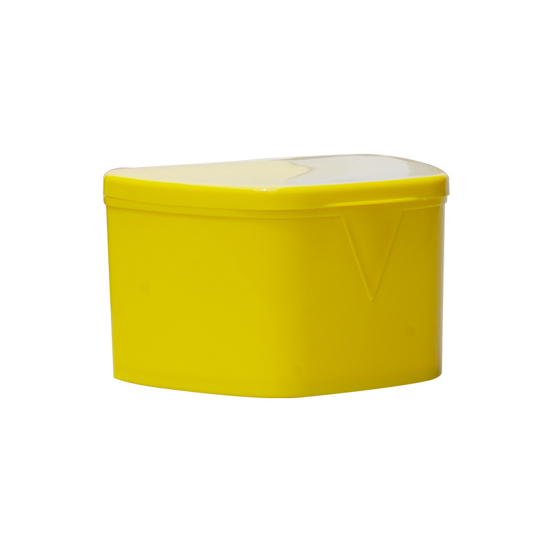 Caja de dientes de color dental, caja de almacenamiento de dientes trapezoidal, caja de retenedor, caja de dentadura, caja de dentadura, caja de frenillos, caja de almacenamiento