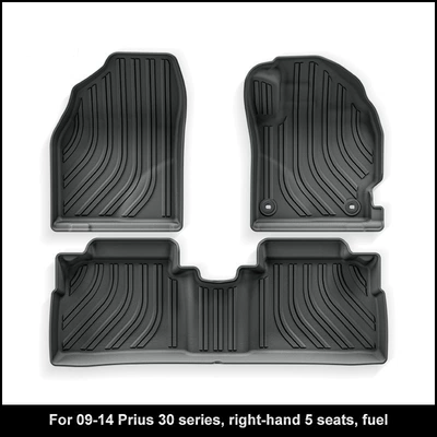 Suitable for 09-14 Prius Prius 30 Car Floor Mats Right-Hand Drive Tpe Fully Environmentally Friendly Trunk Mat Cross-Border