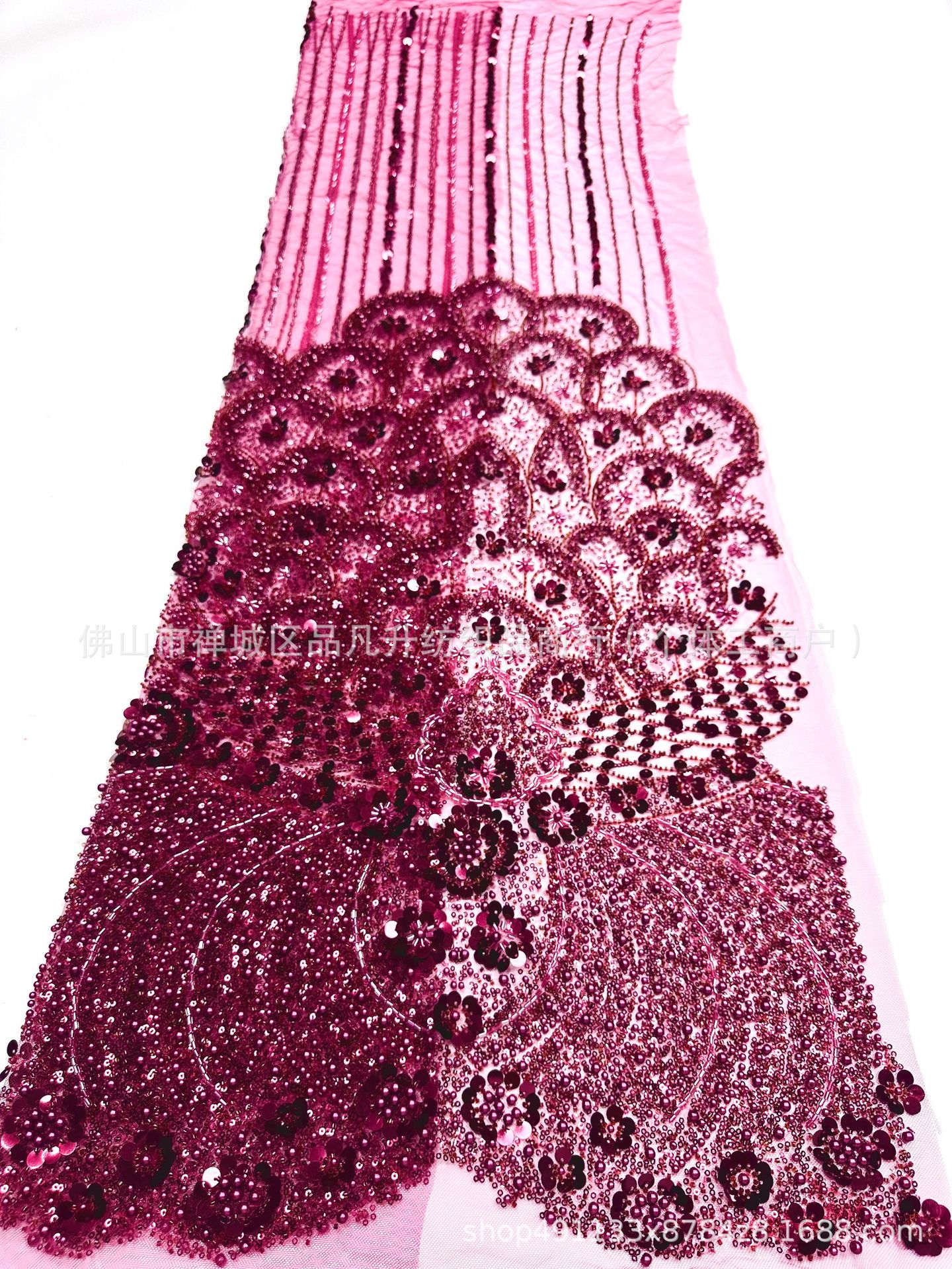 Fabricantes de bolsas transfronterizas tela de sequilla vestido de boda anfitrión de cena rendimiento bar mitzvah vestido de tela
