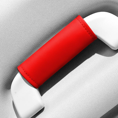 Car Roof Handle Protective Cover, Sürətlər qutusu və əl tormozu başlıqları - single-piece-red-single