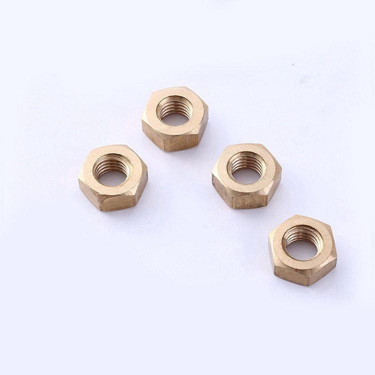铜螺母高强度螺母六角螺母 锁紧不锈钢螺母开槽螺母