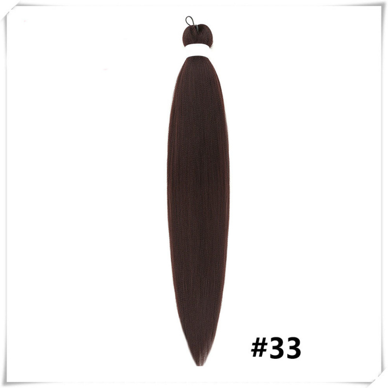 Fijo de baja temperatura de agua caliente FR Easy Braid Fibra química Trenza sucia Multicolor Negro Pechón suave y esponjoso