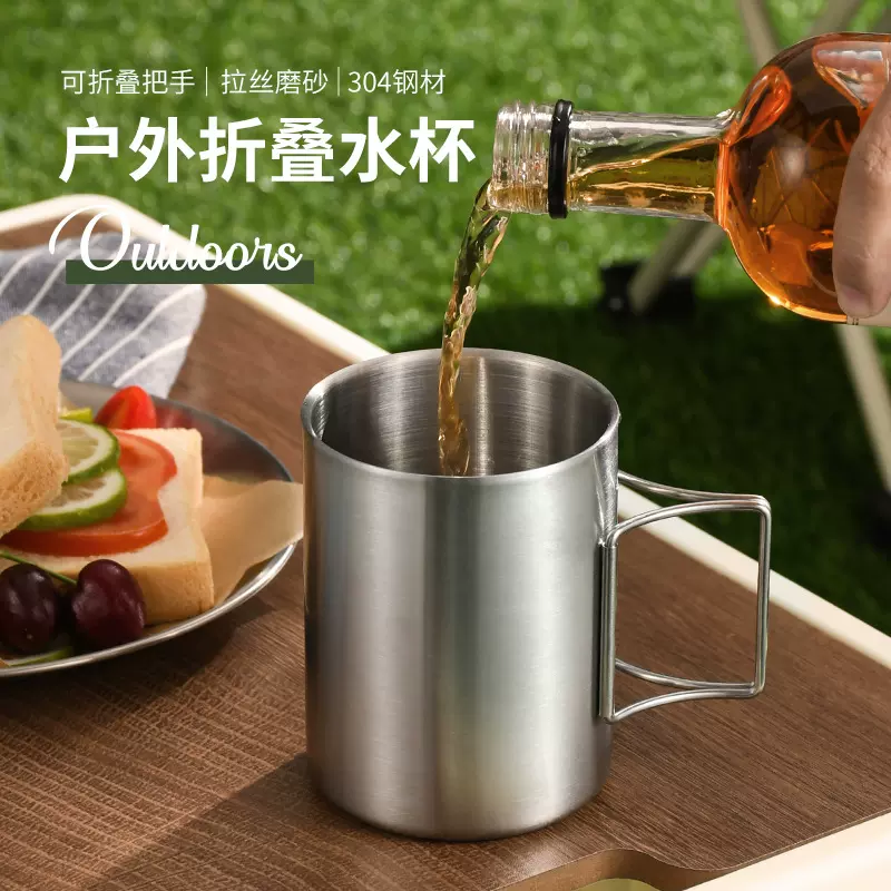 跨境保温杯汽车杯户外杯304双层真空咖啡杯随手杯不锈钢带盖水杯