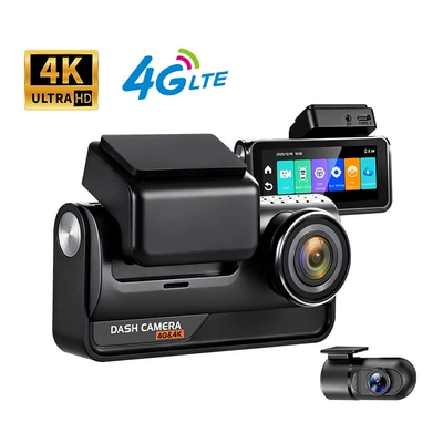 Cross-Border 4g 4K Driving Recorder with Remote Monitoring, Dual Front and Rear Cameras, Adas Warning, Bsd Warning, and Gps Positioning