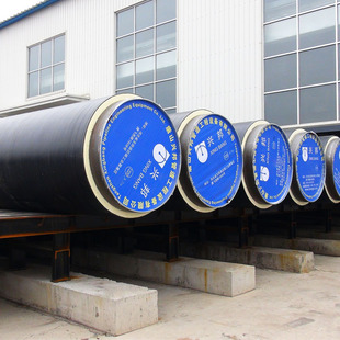 Prefabricated Direct-Buried Insulation Pipe Thermal Network Polyurethane Insulation Spiral Steel Pipe Hot Water Pipe Insulation Heating Pipe