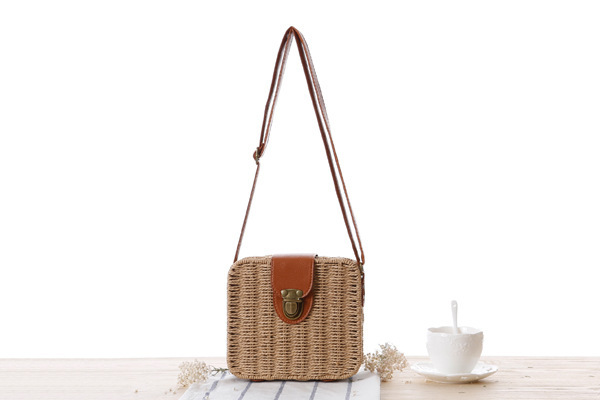 Women's Small Spring&summer Paper String Vintage Style Straw Bag display picture 1