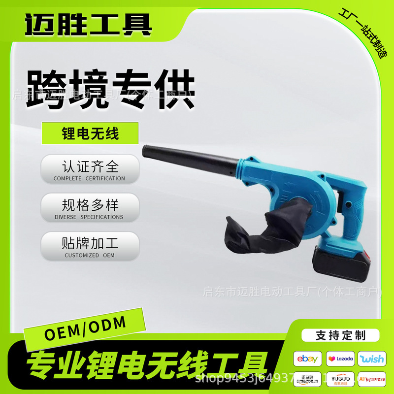 Factory Direct Sales High-Torque Electric Blower Portable Small Lithium Battery Blower Household Dust Removal Vacuum Cleaner