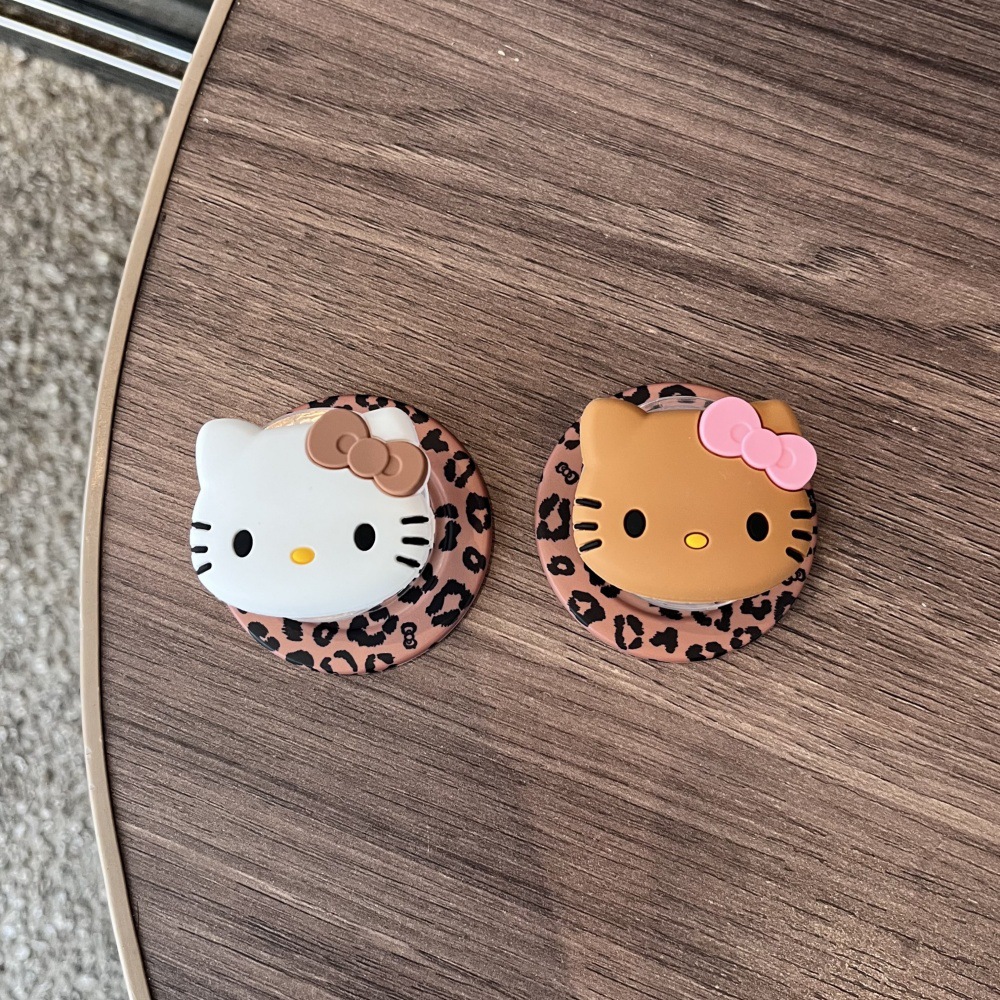 Cartoon Silicone Kt Cat Magnetic Airbag Mobile Phone Holder Lazy Desktop Drama Mobile Phone Case Accessories Versatile Style