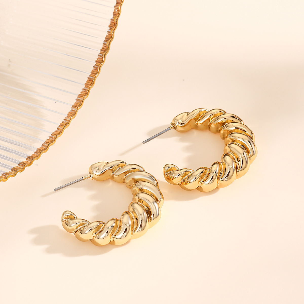 hot ins style plastic CCB simple glossy water drop acrylic earrings earring set_voghion.com