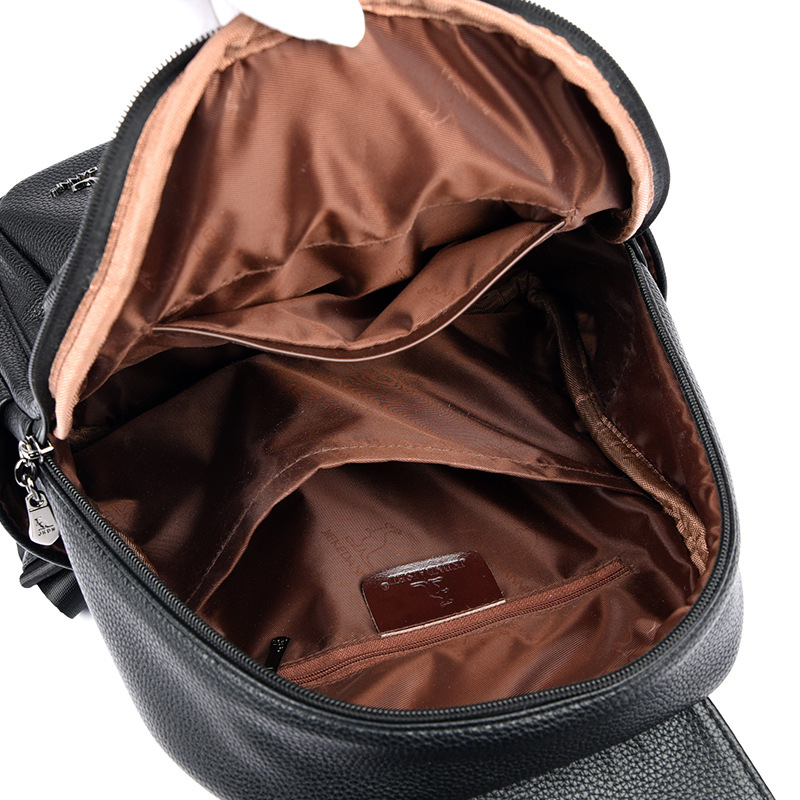 Mom 2024 neue Mode schwarz klassischer Rucksack hochwertige Damen Casual Reisetasche Trend_voghion.com