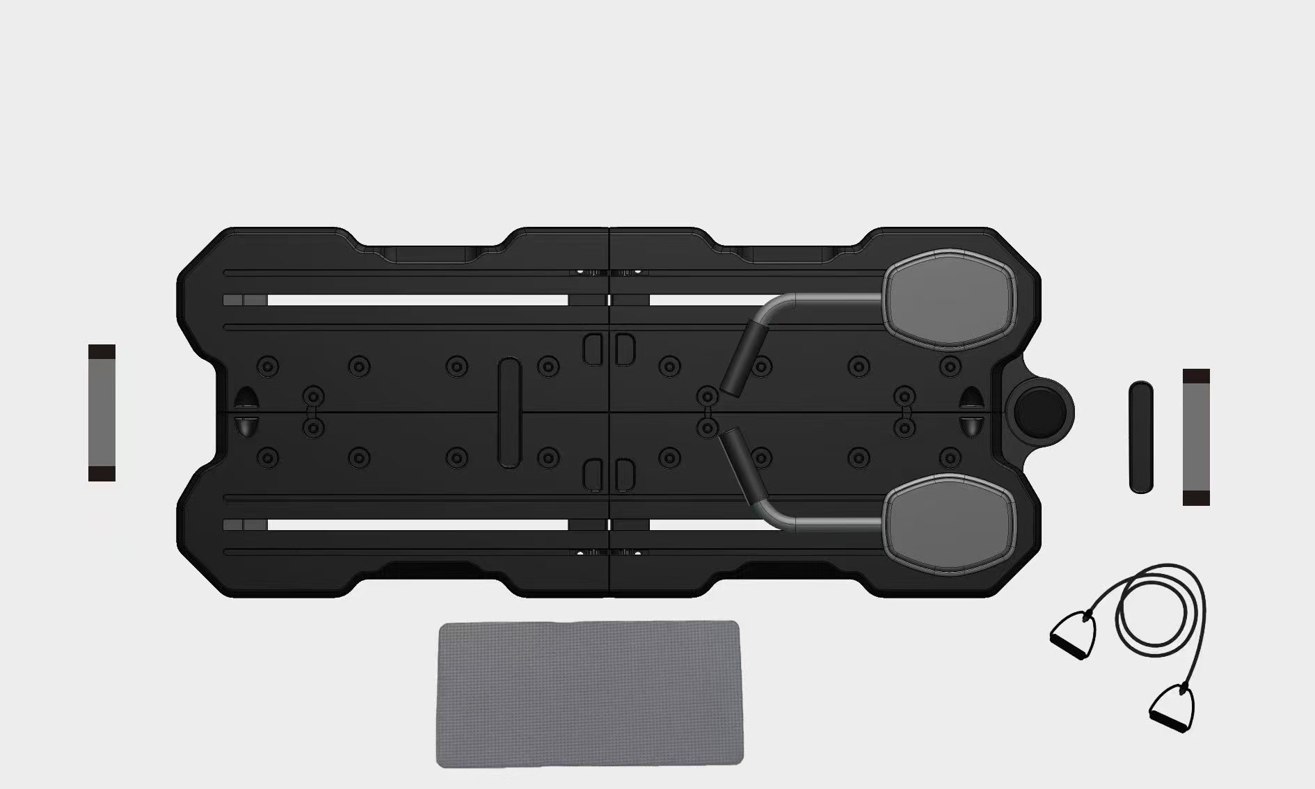 Tablero abdominal multifuncional transfronterizo al por mayor Tablero de Pilates plegable para ejercicios en el hogar Tablero de fitness de línea de chaleco de músculos abdominales