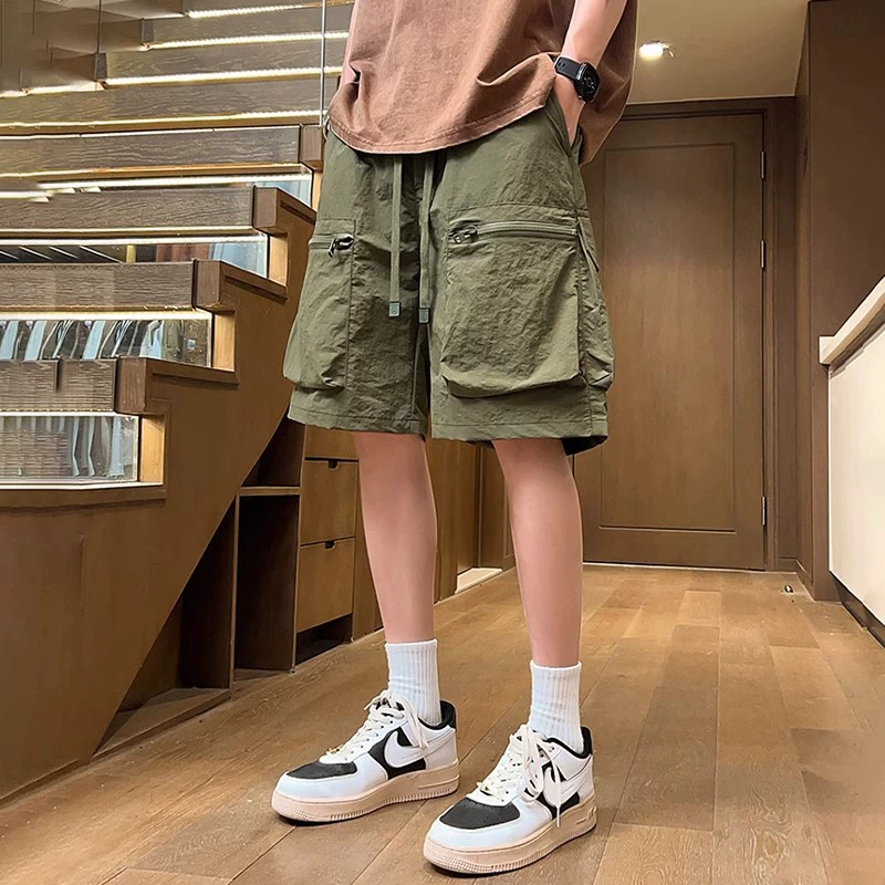 Men's summer thin casual trend universal shorts for students, 2026 years, loose fit