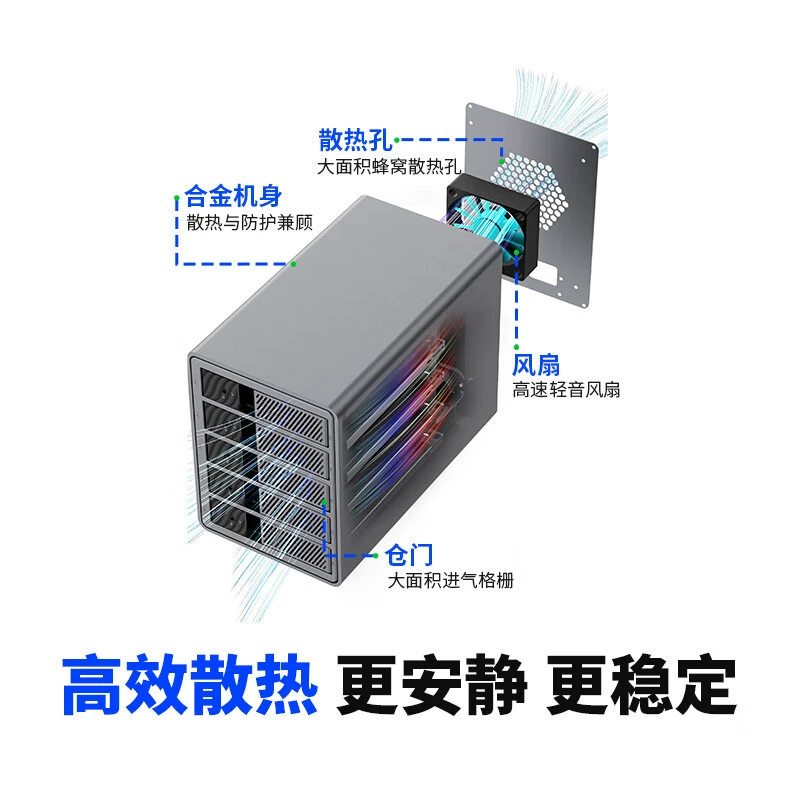 Корпус для жесткого диска Orrick 9858U3 корпус для HDD 3,5 дюйма с несколькими слотами SATA механическое внешнее мобильное хранилище
