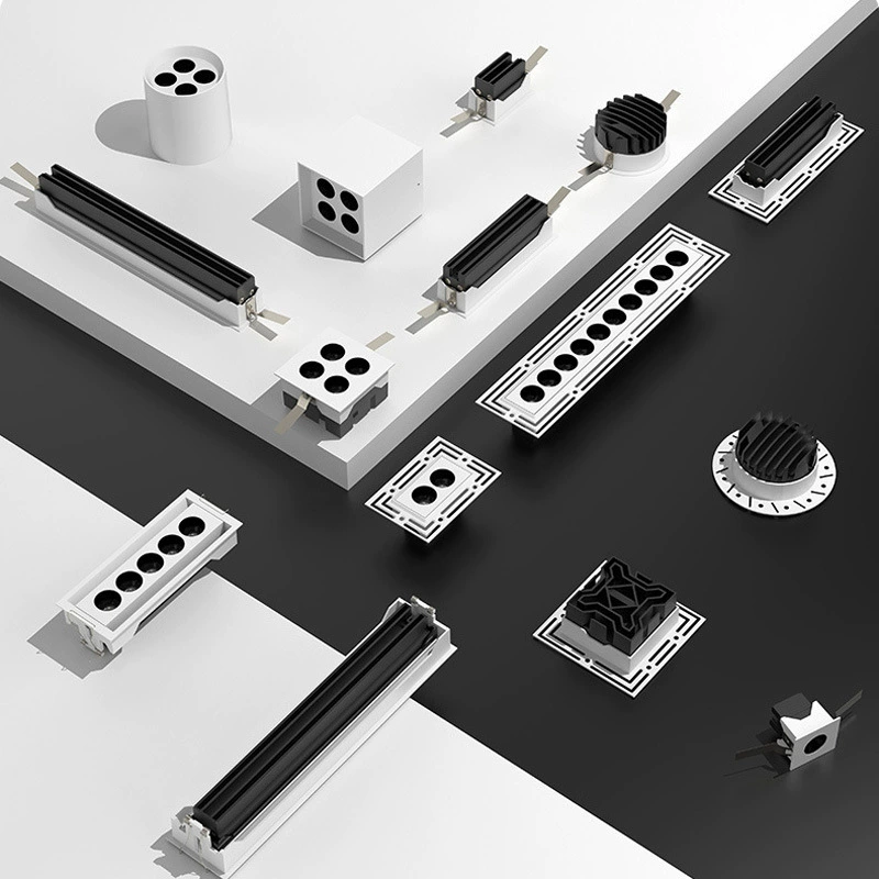 Built-in rectangular lamp, 512m