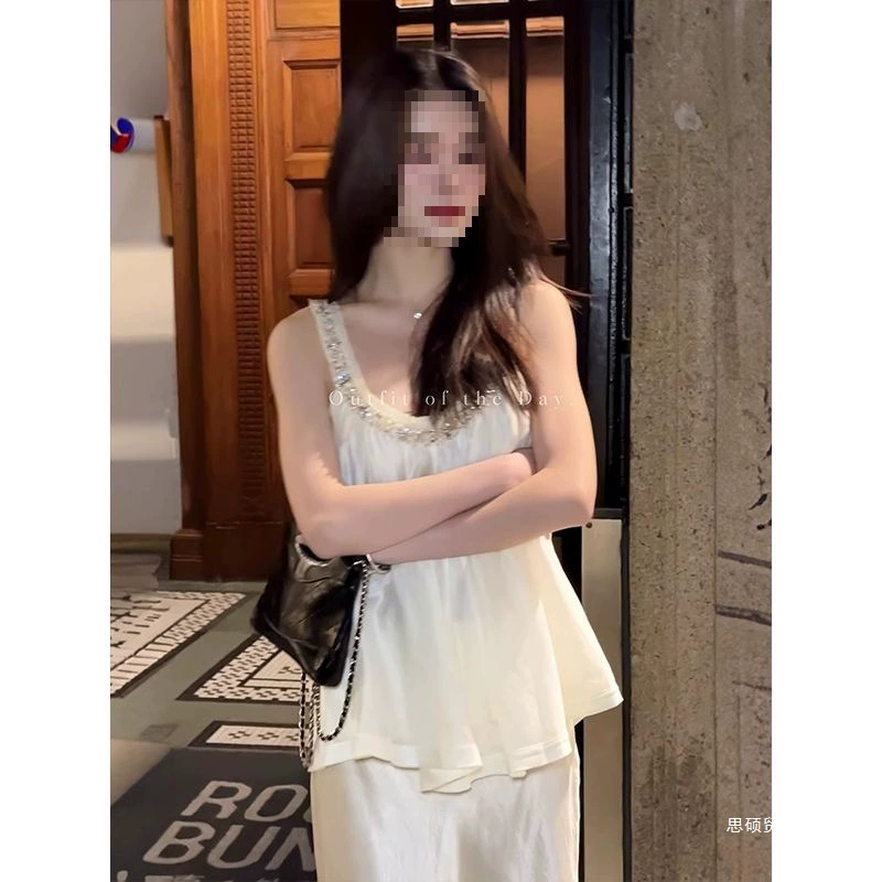 Наряд французского дизайна, полный комплект свернутых рубашек и облегающих юбок-рыбок с высокой талией, модный комплект из двух предметов.