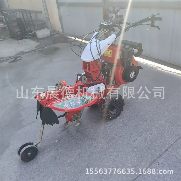 柴油旋耕机 种土豆开沟培土机手扶式烤烟覆土机