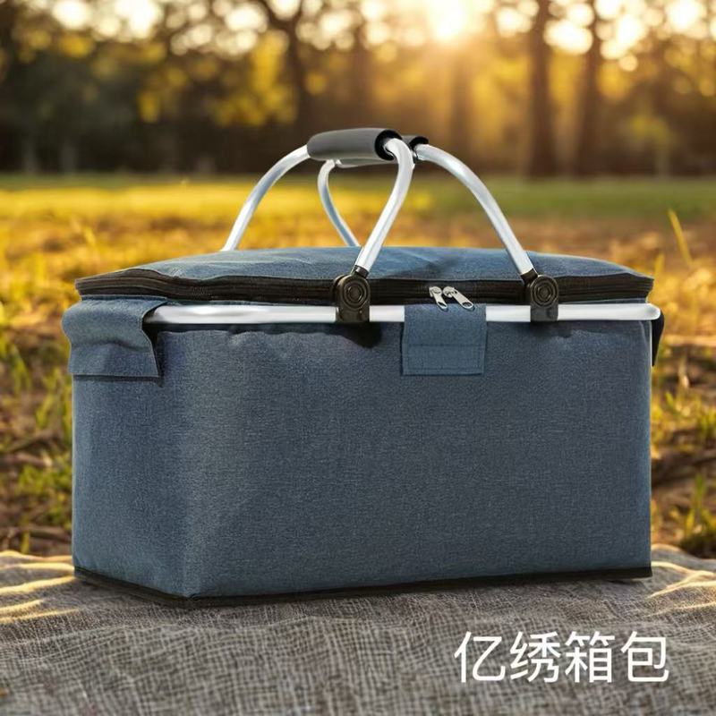 Amazon クロスボーダー屋外断熱ピクニックバスケット折りたたみポータブルオックスフォード布肥厚アイスバッグメーカー在庫|undefined