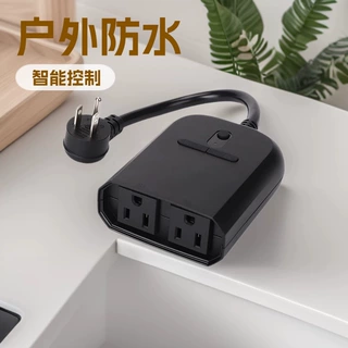 wifi户外涂鸦智能插座 美规遥控定时计量语音智能家居插头