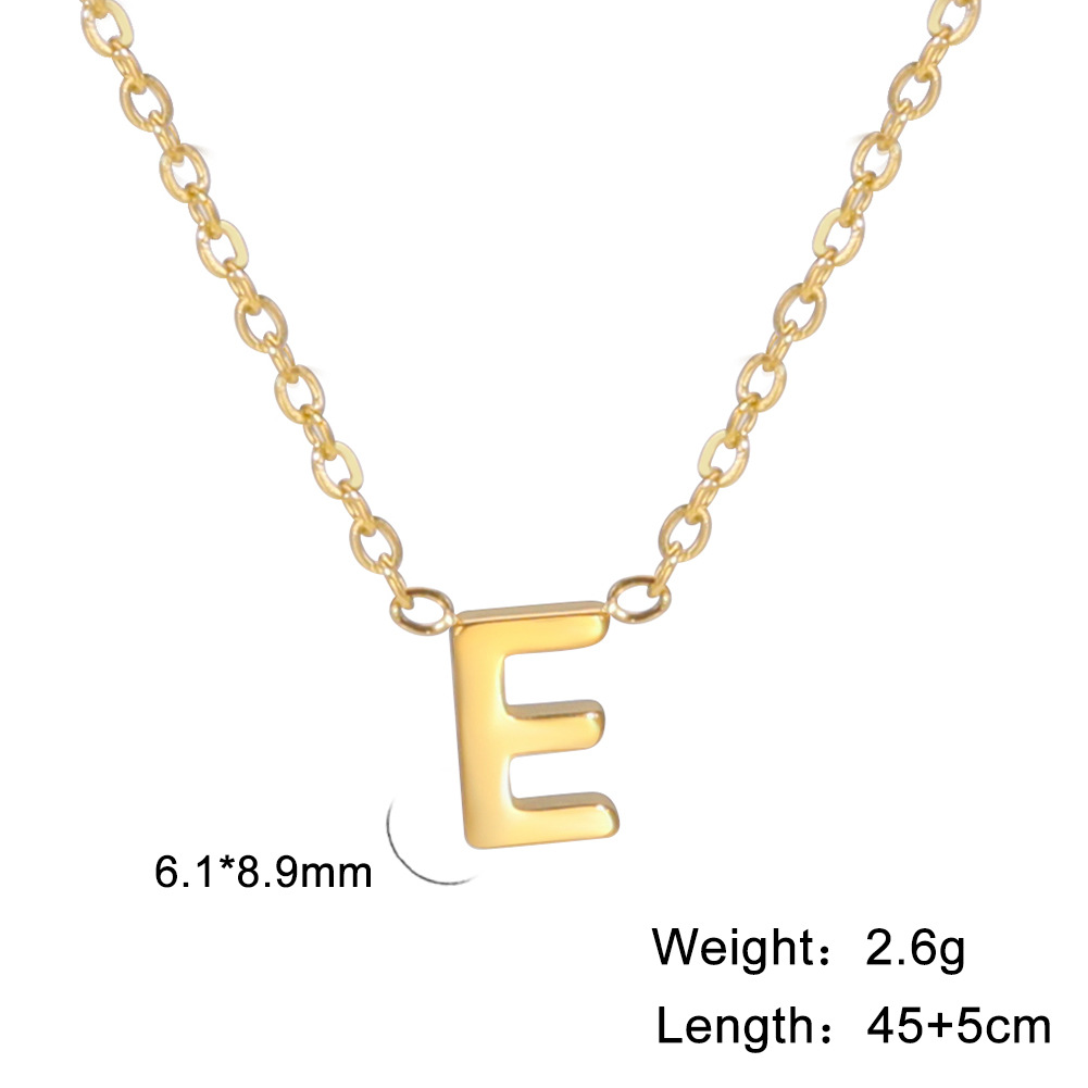 Golden, letter E