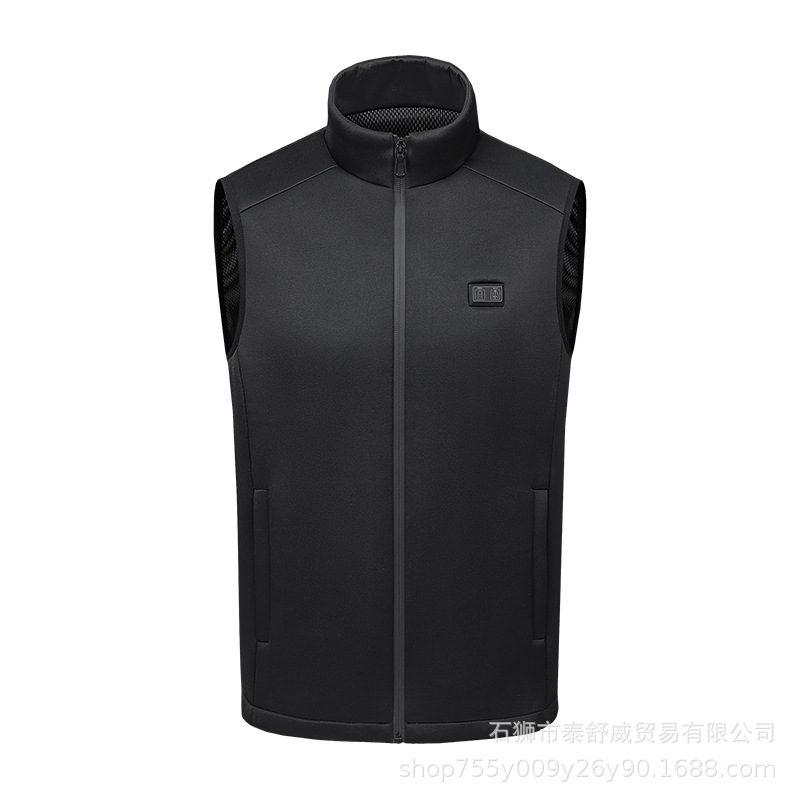 2023 fábrica al por mayor de invierno nuevo control Dual inteligente calefacción chaleco al por mayor casual calefacción eléctrica ropa caliente