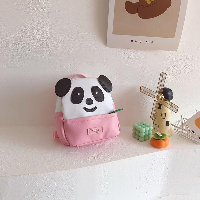 Lindo Panda mochila para niños 2022 nueva mochila de bebé de dibujos animados de jardín de infantes Mochila pequeña para niños