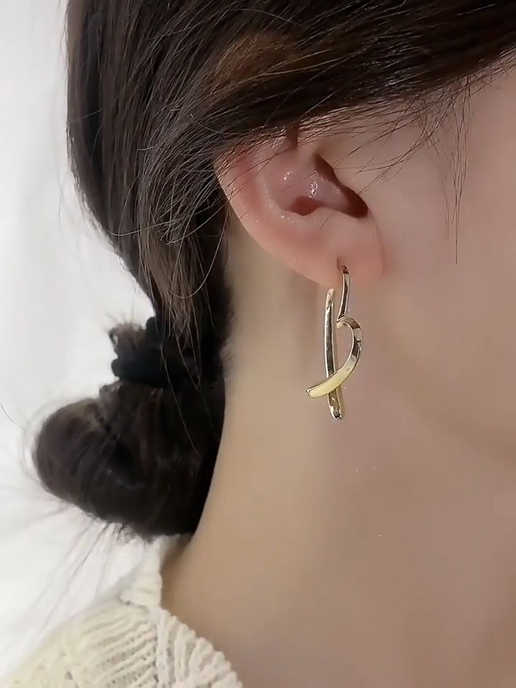 Alloy Material 1 Pair Fashion Heart Shape Alloy Plating Women's Drop Earrings