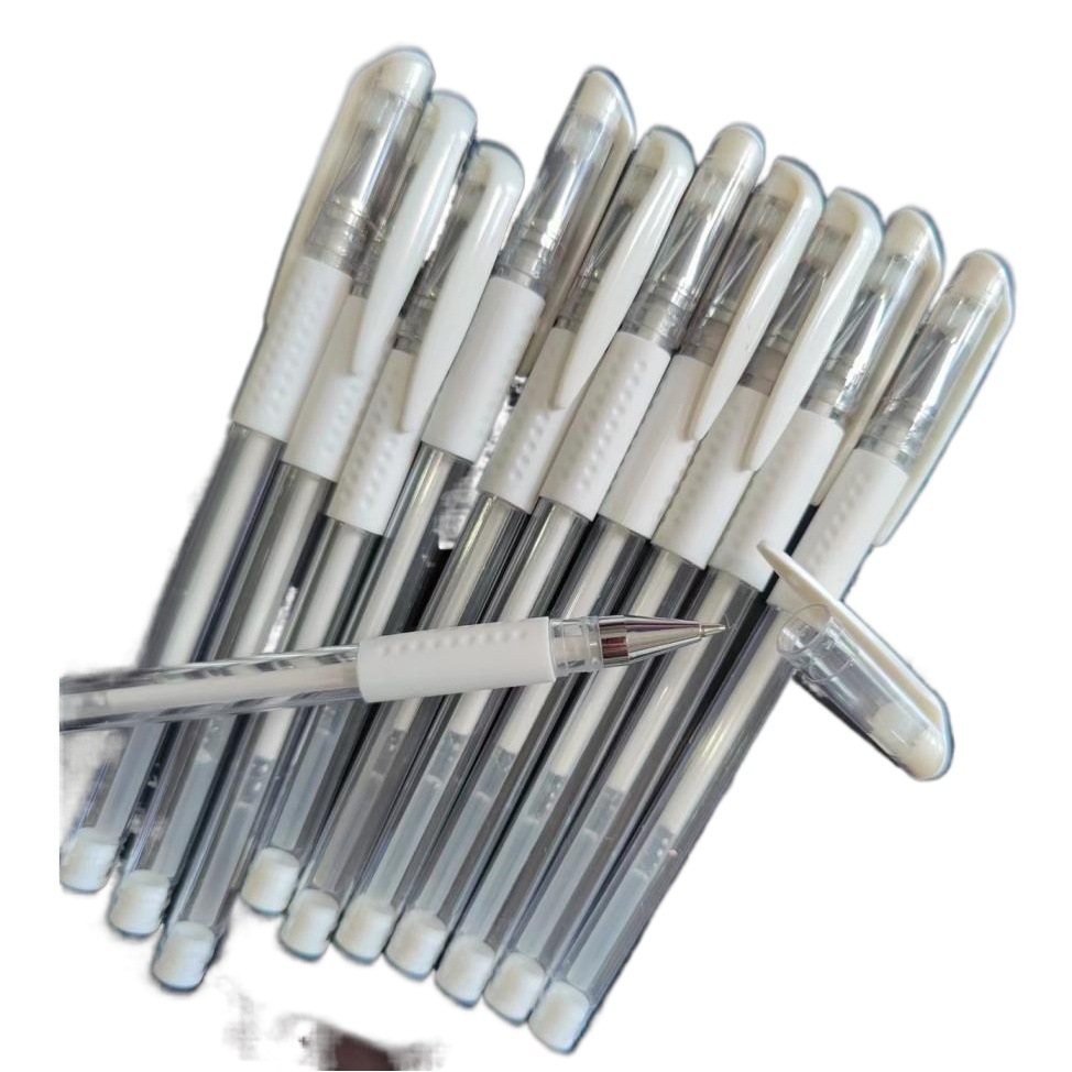 Blanco pluma marca coreano semipermanente impermeable pluma marca ceja bordado ceja posicionamiento pluma tatuaje bordado flotante pluma marca de labios pluma