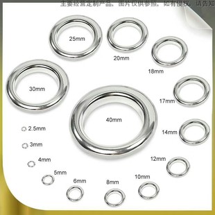 Yiwu Oval Buttonholes Are Suitable for Stationery Clip Accessories, Various Specifications of Metal Hollow Groove Buckles