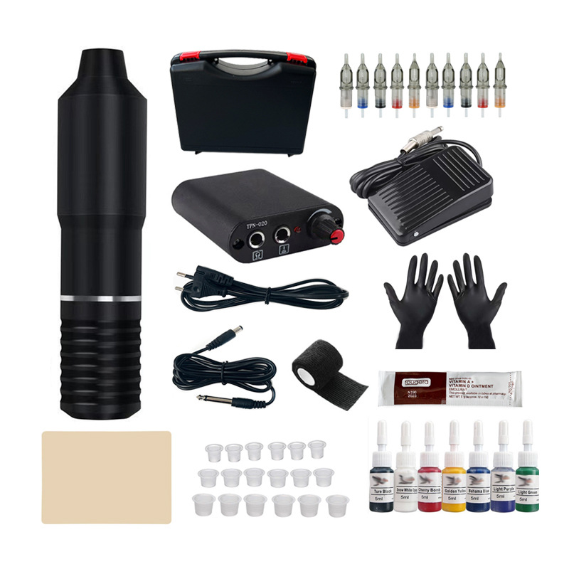 Tatuaje pluma traje línea de corte niebla práctica herramienta motor integrado tatuaje máquina belleza tatuaje bordado equipo al por mayor