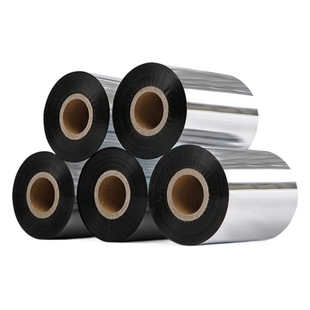 Wax-based mixed-based full resin carbon tape 110mm * 300m bar code machine ribbon coated paper tag adhesive carbon tape