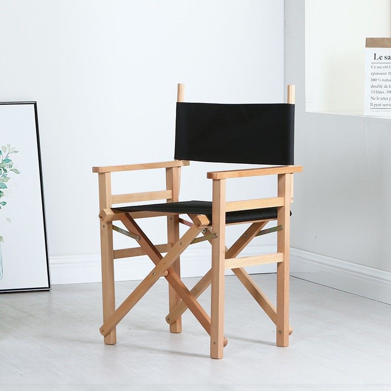 Silla de madera sólida silla de lona plegable silla de bar silla de ocio silla de maquillaje silla de oficina silla de pesca silla de accesorios al aire libre
