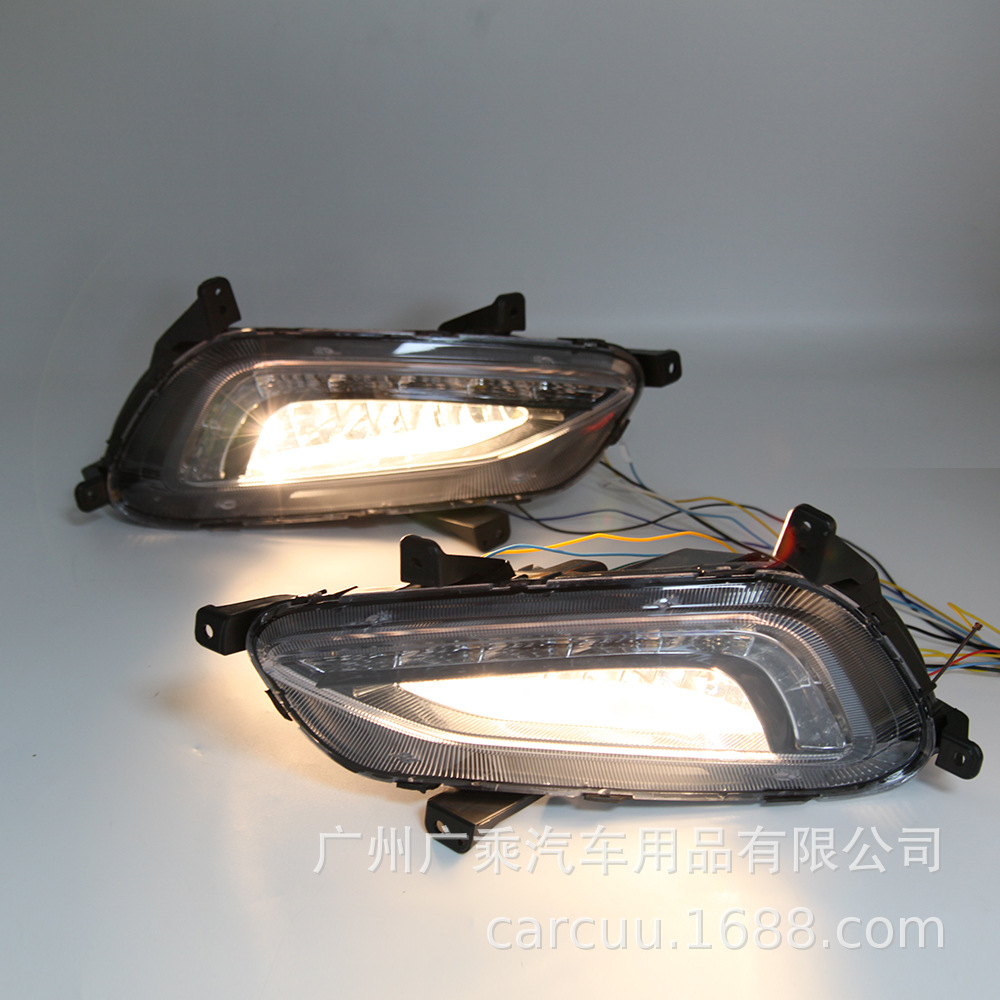 Aplicable a 15 16 17 nuevo Tucson LED luz diurna antiniebla 2015 Tucson luz del día