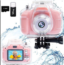 新款C3c不怕水儿童照相机礼物数码相机mini单反防水运动摄像玩具
