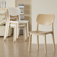 北欧塑料餐椅简约家用成人椅子靠背凳子书桌椅奶茶店休闲椅化妆芝