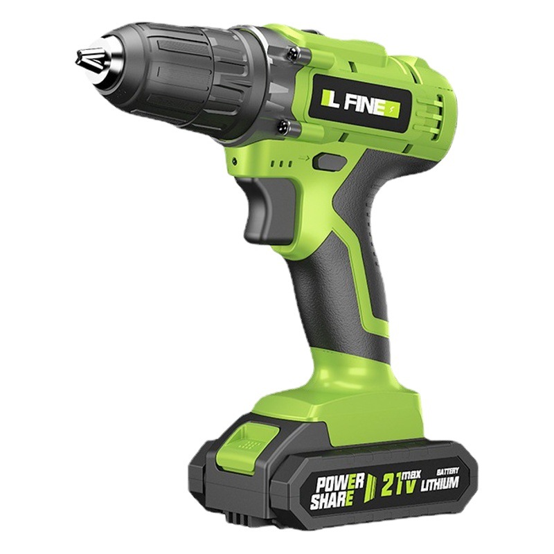 LFINE12V18V21V set taladro eléctrico de litio destornillador eléctrico taladro recargable giro eléctrico