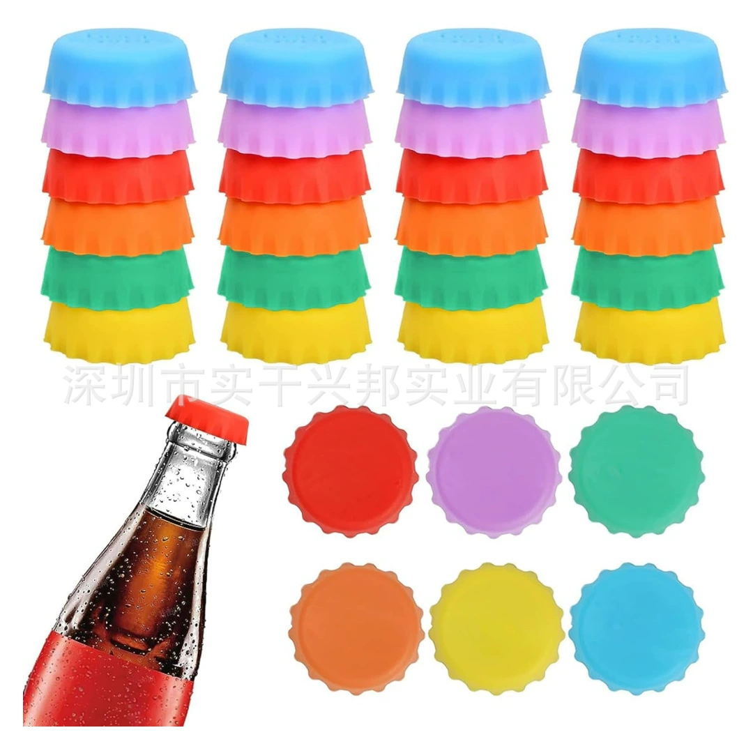 Прямые продажи фабрики пищевой силиконовой крышки красного вина Пивная крышка бутылка приправа крышка бутылки уплотнение крышки бутылки