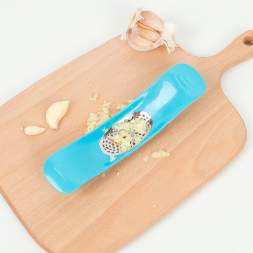 Stainless steel manual garlic press curved garlic press garlic paste garlic masher kitchen tools garlic masher