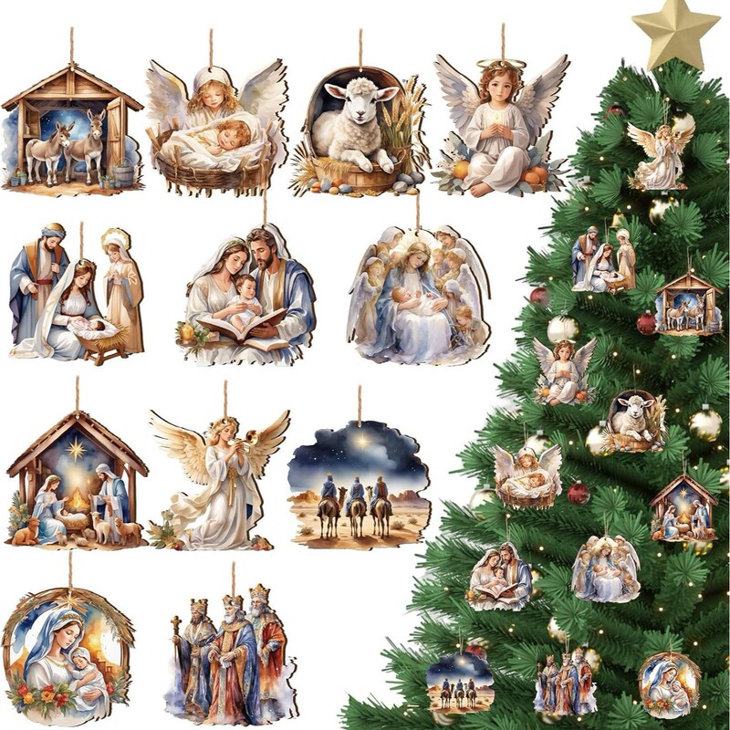 Cross-Border Christmas Wooden Pendants Decoration Christmas Tree Decorations Scene Layout Supplies Creative Crafts Cute Pendants Cross-Border Christmas Wooden Pendants Decoration Christmas Tree Decorations Scene Layout Supplies Creative Crafts Cute Pendants