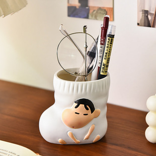 Creative Xiaoxin Shoes Pen Holder High-Looking Student Desk Study Desktop Multi-Functional Storage Decorative Ornaments