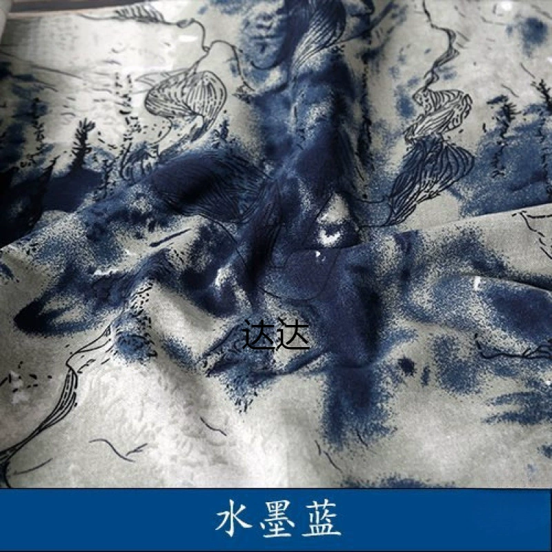 Ethnic blue and white cloth, ethnic style
