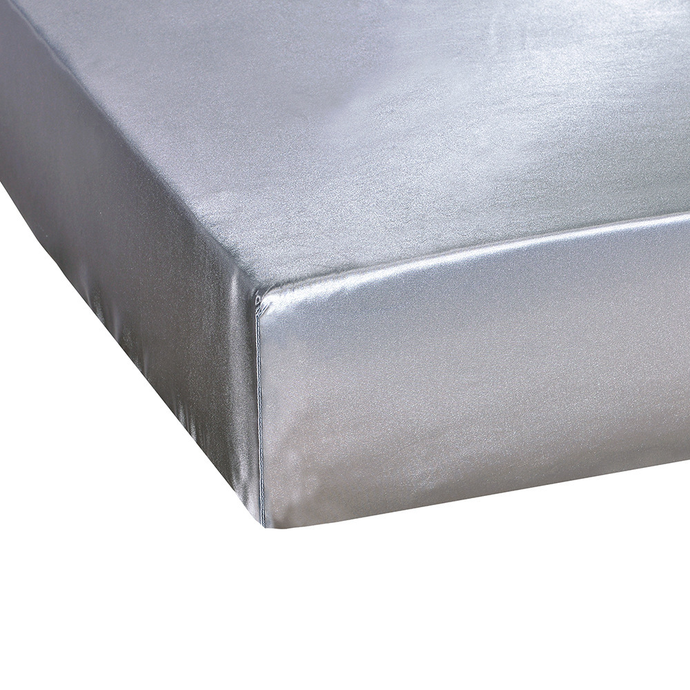 Lenzuolo singolo Quick Shopee Tong di vendita caldo, fodera protettiva per materasso Ding color seta simulata in tinta unita_voghion.com