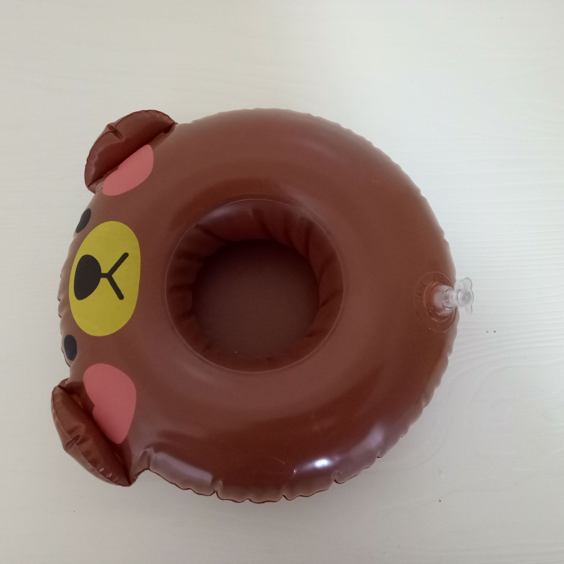 Portavasos inflable unicornio Piña Sandía de coco pato Cisne Portavasos flotante portavasos suministros de agua