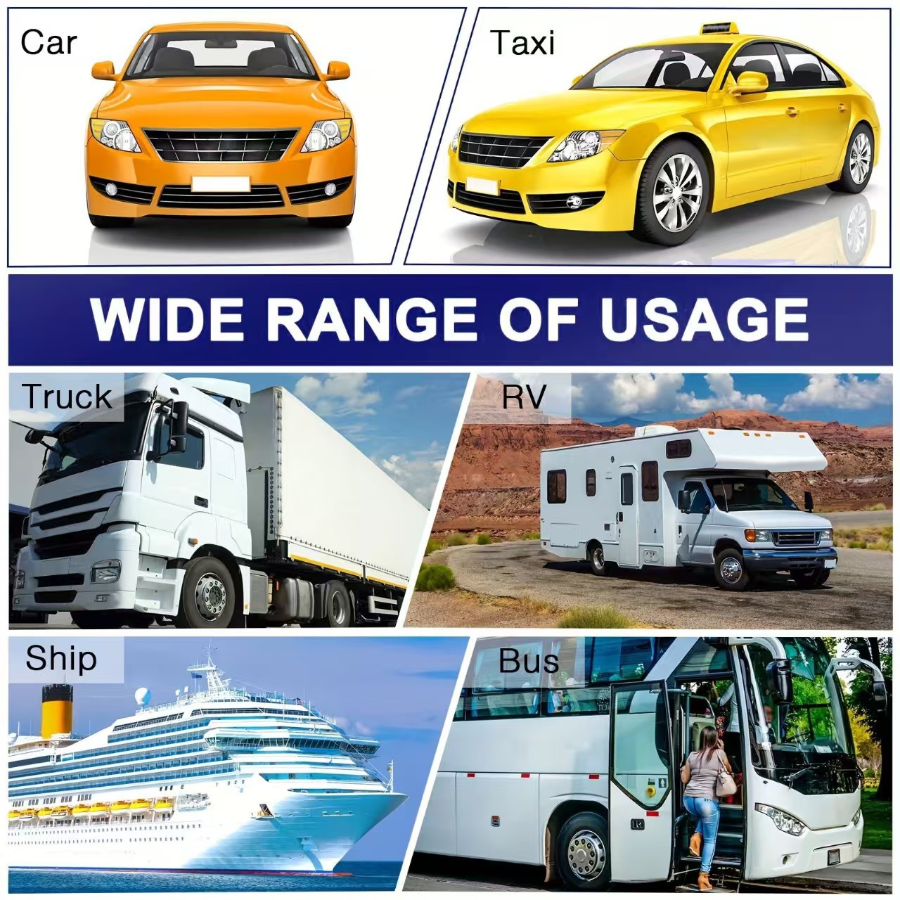 12V modified type-c charging port for super-fast charging of batteries in buses and RVs, with additional mobile phone USB charger