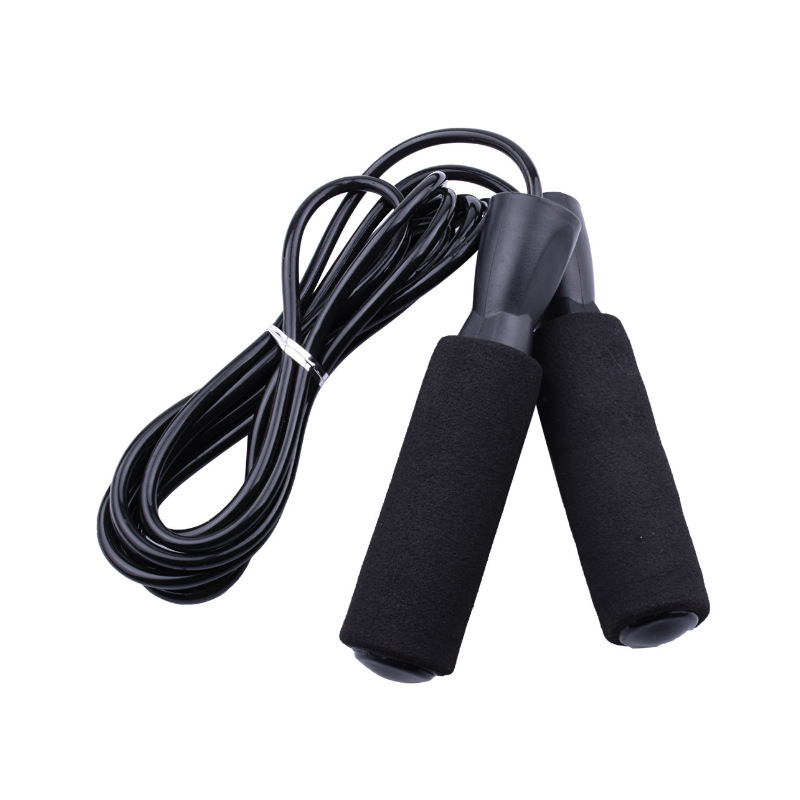 검은 PVC 건너 뛰는 로프