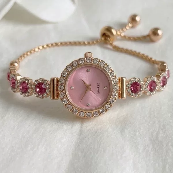 Source Factory Cross-Border Supply of Bracelets, Watches, Women's Quartz Watches, Fashionable Alloy Diamond Snake-Shaped Watches, Popular in Southeast Asia
