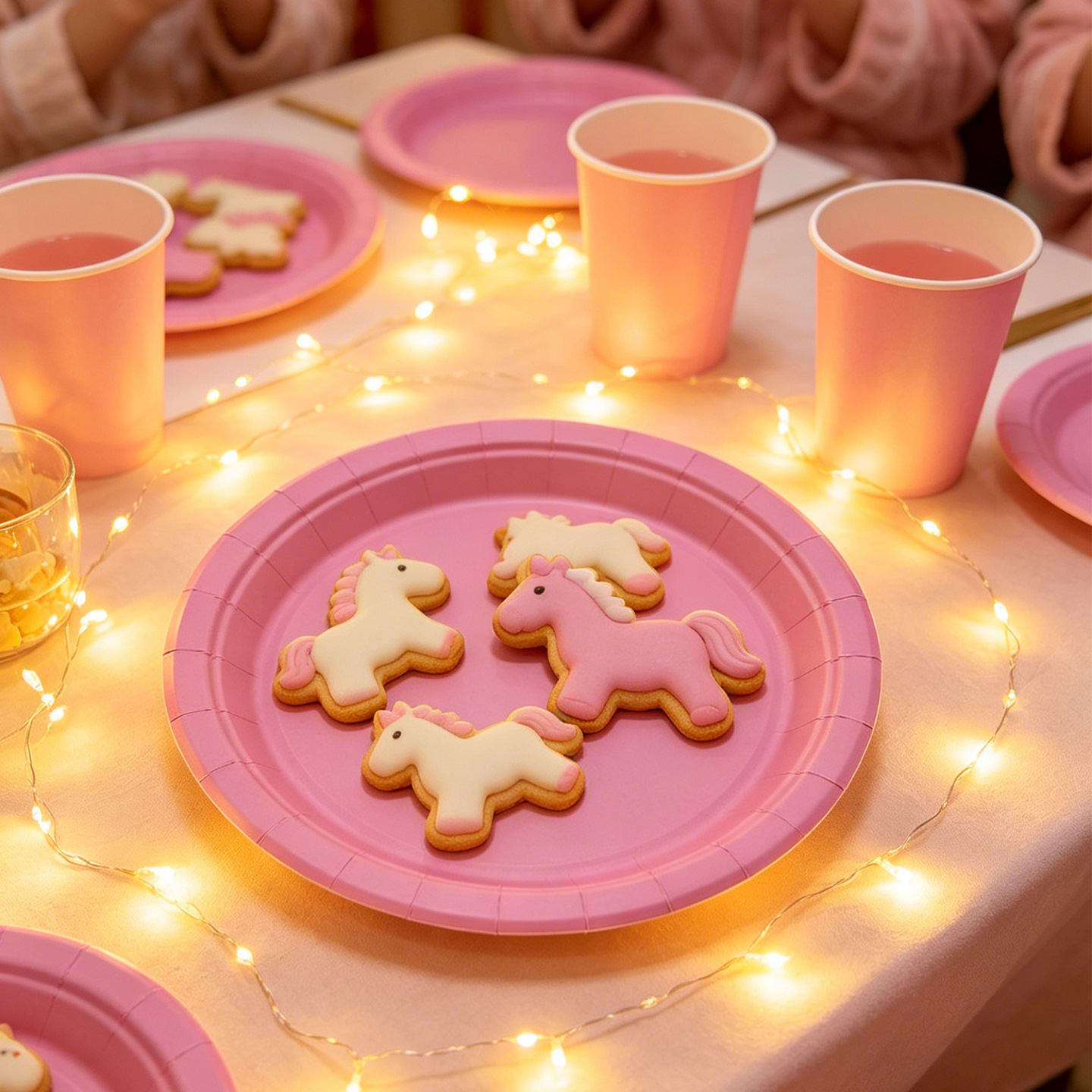 Comercio extranjero transfronterizo Amazon venta caliente de 7 pulgadas 9 pulgadas bandeja de papel desechable platos de pastel para niños fiesta de cumpleaños decoración de cubiertos