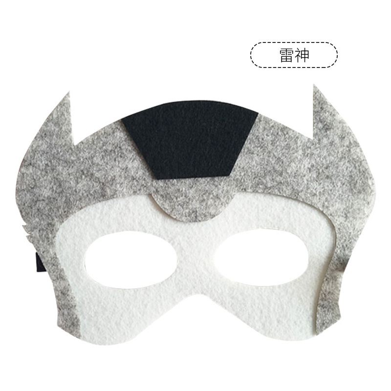 Creativa máscara de fieltro de Halloween máscara de ojos máscara de mascarada de Navidad niños máscara de anime de dibujos animados al por mayor