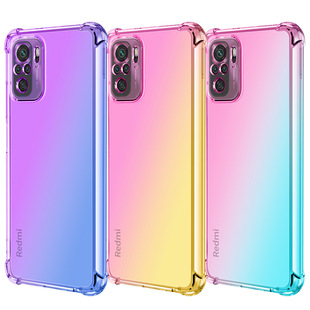 + Redmi Note11 Redmi 10 Anti-Fall Redmi K50Gaming Speed Mobile Phone Case Redmi 9 Gradient Suitable