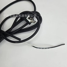 厂家直销pse认证日本二插电源线 尾部裸线上锡八字尾二插电源线