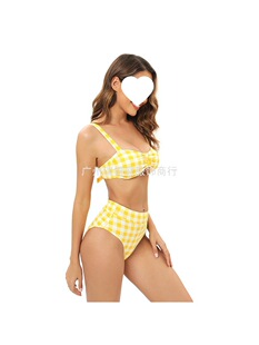 Split swimsuit bikini printed suspender ���wӾ�±Ȼ���ӡ��
